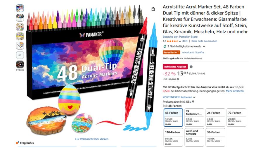 Bestseller-Listing Beispiel 1