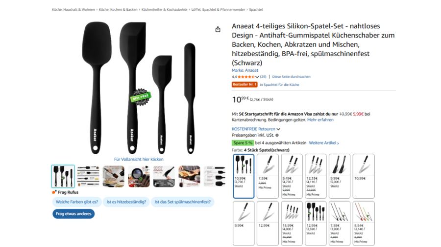 Bestseller-Listing Beispiel 11