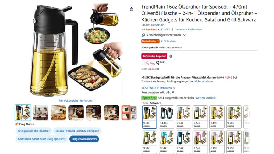 Bestseller-Listing Beispiel 2