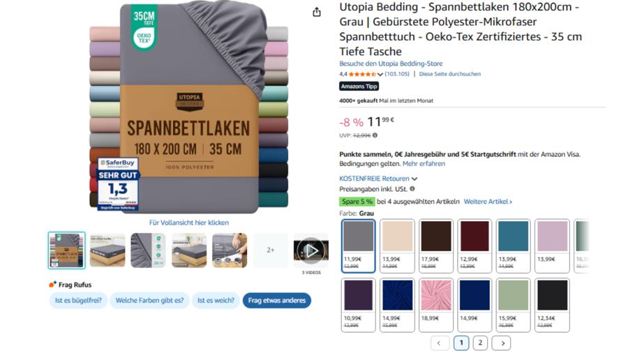 Bestseller-Listing Beispiel 3