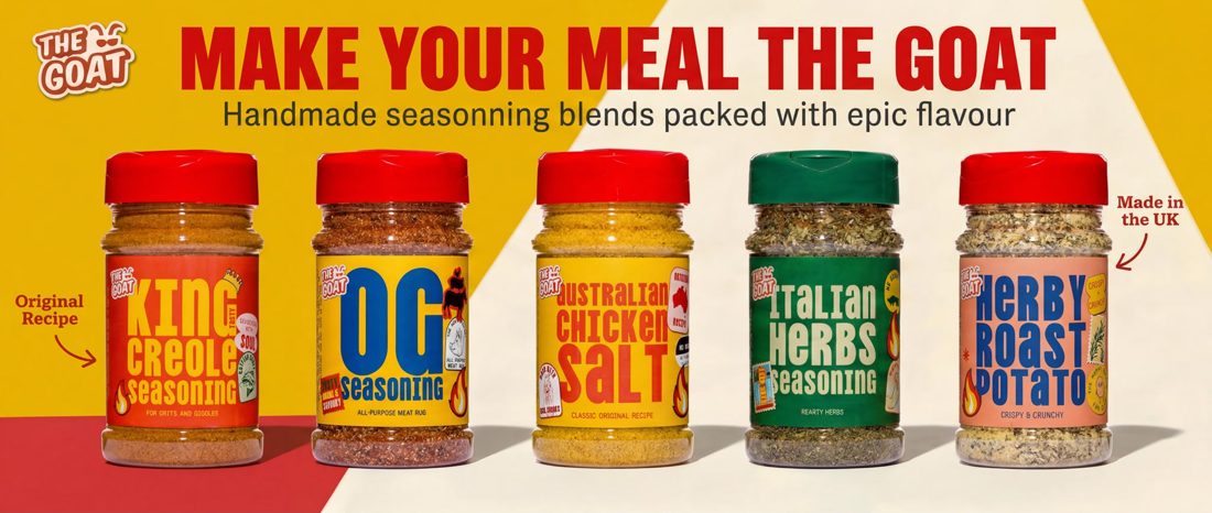 Story-Banner: Make your meal the GOAT – handgemachte Gewürzmischungen