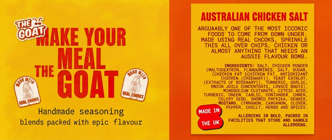 A+ Content: Australian Chicken Salt – Markenstory und Zutaten